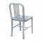 Steel Coffee House Chair - Silver