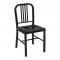 Steel Coffee House Chair - Black